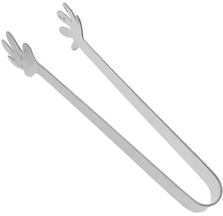 Pinza per zucchero – Clip per barbecue a di cuore ispessito sandwich al limone in acciaio inox a di cuore | Pinza per ghiaccio in acciaio inox per cubetti di ghiaccio, cubetti di ghiaccio