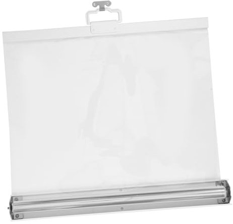 MAGICLULU 4 Stück Gefriervorhang Vorhänge für die Tür Isolierflasche Verdunkelung Fliegengitter Pole fadenvorhang vorhangstange Rollvorhang Vitrinenschirm Rollladen Rollo Plastik Transparent
