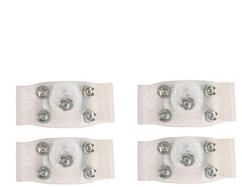 Schuhkrallen Spikes Für Schuhe Winter, 4 Stück Schuhüberzieher Spikes, Anti Rutsch Schuhspikes Zum Überziehen, Schnee- Und Eisspikes Für Schuhe, Rutschschutz Shoe Spikes Für Angel, Wandern