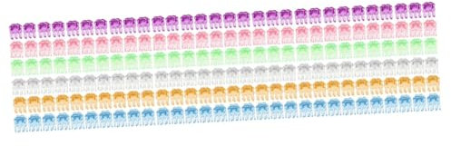 SUPVOX 3 Ensembles Agrafe D'orchidée Terreau pour Orchidées Pinces À Orchidées Plantes Agrafes De Jardin Clips Bleu Clips De Tige De Vigne Fleur Serrer Plastique 120 Pièces * 3