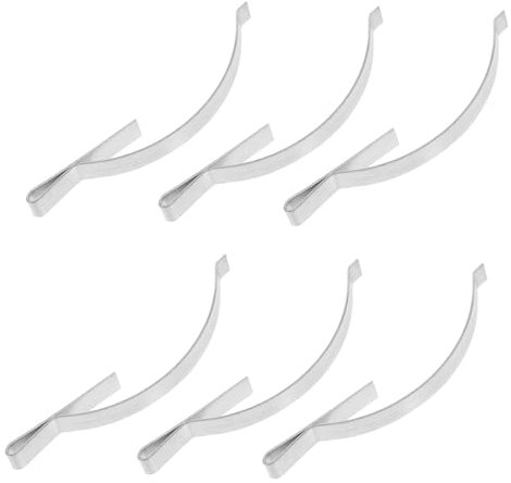 DIYEAH Clip Angolari in Acciaio Inox per Fissaggio Zanzariera Molla di Tensione, Clip per Finestre Scorrevoli, 30 Pezzi di Ferramenta per Fissaggio Schermo e Telaio, Installazione Rapida