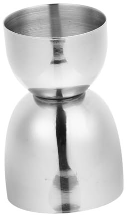GLEAVI Vaso Medidor de Cócteles Inoxidable Jigger de Bar con Moderno y Estable Medidor de Bebidas Cocteles Casa o Bar Comercial
