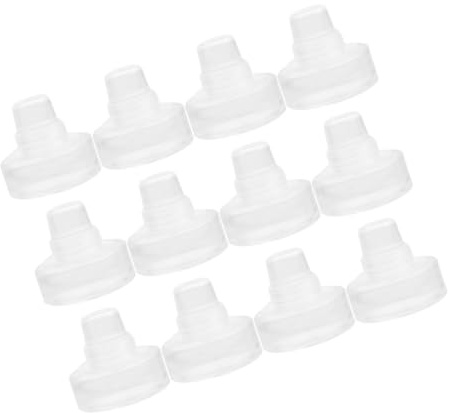SAFIGLE Tapones de Vidrio en T para Botellas de Vino 12 Piezas