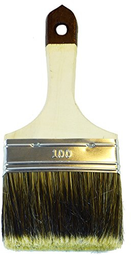 ROTIX-91159 Flachpinsel 100 mm Lasur-Pinsel Borsten-Mischung