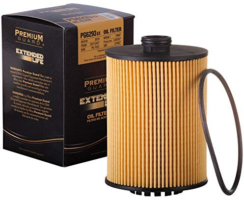 Premium Guard Extended Life Oil Filter up to 10k Miles PG6293EX | Fits 2018-2023 Volkswagen Atlas, 2020-2023 Atlas Cross Sport, 2012-2019 Porsche Cayenne, 2012-2017 Volkswagen Touareg