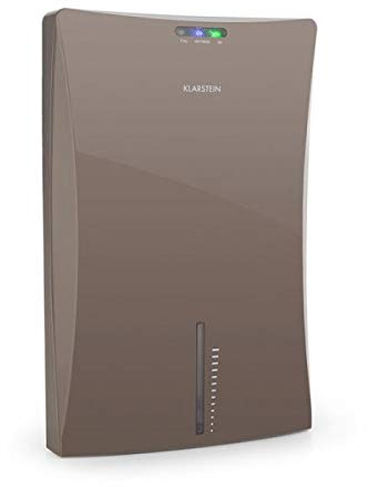 Klarstein Drybest 2000 2G Luftentfeuchter - 700 ml/Tag Raumentfeuchter, Dehumidifier mit 70 W Leistungsaufnahme, 2 L Wassertank, automatische Abschaltung, Betriebs-LEDs, leise, grau