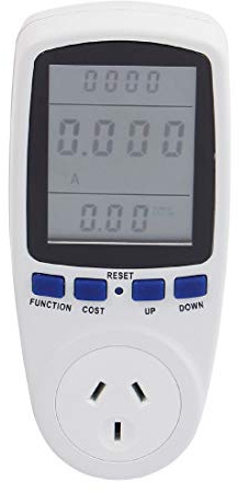 Aexit 240V AU Plug TS-836 Socket Power Meter Energy Voltage Amps Electricity Usage Monitor Reduce Your Costs (cdc7c21ef14ec5880d66e8849d343d7a)