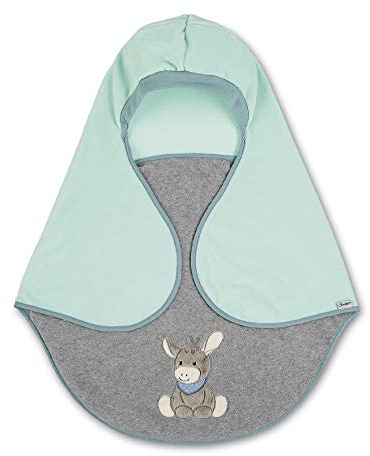 Sterntaler Einschlagdecke, Esel Emmi, Alter: Für Babys ab der Geburt, 75 x 90 cm, Mehrfarbig