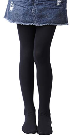 EVERSWE Girls Semi Opaque Tights, 40D Microfiber Tights