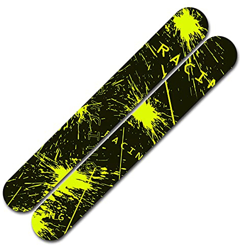 Finest Folia Lámina protectora adhesiva para la cadena de la bicicleta R160 (03 Racing amarillo neón)