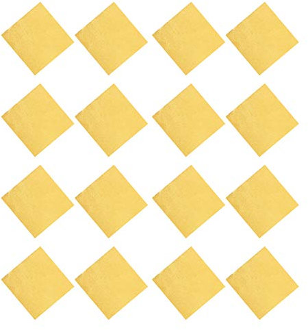 Healeved 200stücke Gold Aluminiumfolie Für Lebensmittelverpackung Folie Für Süßigkeiten Schokolade Und Partybedarf Geschmacklos Und Langlebig Für Feiern Und Anlässe
