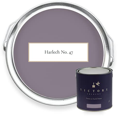 Victory Colours Harlech | Dark Lilac Paint - 5 Litres - Matt Emulsion