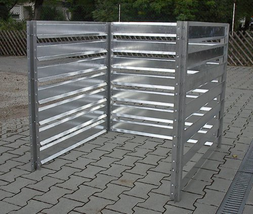 Erweiterung für Komposter von myowngreen 1200 aus feuerverzinktem Stahlblech zum nachträglichen Einbau