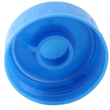 5Pcs Blue Gallon Drinking Water Bottle Screw on Cap Replacement Anti Splash Lids 20 Liter Jug Lid Water Jug Stopper Sil SAFE A Good Replacement for Damaged or.--for 55mm water bottle cap screw li