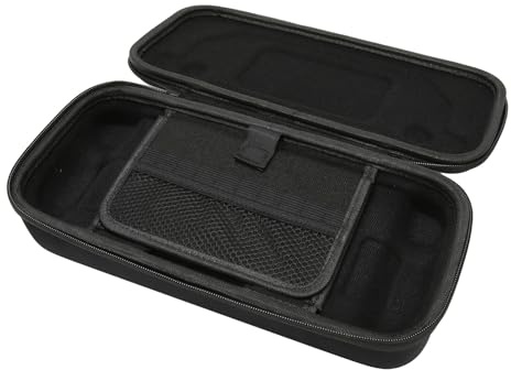 Carrying Case for Steam Deck Console & Accessories, Protective Hard Travel Carrying Storage Bag with Handle for Travel and Home Storage, Built in SD Card Slot & Stand (Black)