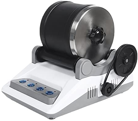 Gsrimgratoe 220 V Rock Tumbler Kit DIY Rock Tumbler Spielzeug elektrisch mit Edelsteinen, roh, poliert, , für Erwachsene und Kinder, EU-Stecker