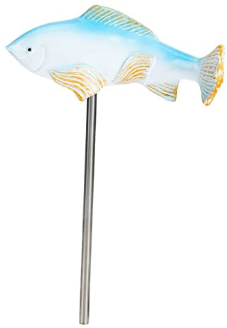 BESPORTBLE Statue Élégante Poisson pour Jardin en Cour de Résine Décoration