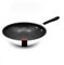 Tefal Jamie Oliver Wok 28 cm a induzione, padella wok in acciaio inox grande, antiaderente, bordo alto, resistente al forno, manico rivettato, E30