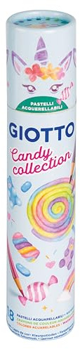 Giotto Candy Collection Pastelli acquarellabili Barattolo 18 pz