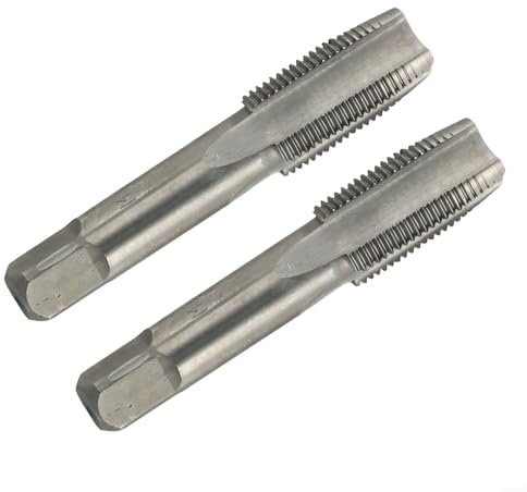 Starkes und HSS-Gewindebohrer-Set, inklusive 2 Rechts- und Linksgewinde für Kurbeln (x 1,5 mm)