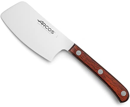 Arcos Fleischmesser aus Nitrum Edelstahl - Ideal für Schneiden von Steaks und Gegrilltem - Holzgriff, Braun, Serie MESA
