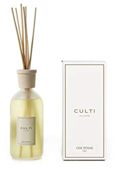Culti Diffusor Stäbchen Stil 500 ml Milano | Duft Oderosae, Marokkanische Rose und Osmanthus – Haltbarkeit 6 Monate – Meterware von 40 bis 60 m² – Kollektion 2020