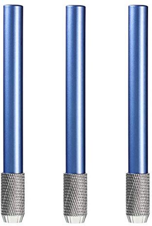 3 Stück Einzelner Kopf Bleistiftverlängerung Bleistift Extender Halter für Bleistift Buntstifte, Verstellbar Aluminiumlegierung Werkzeug Stiftverlängerung