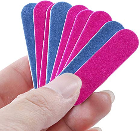 ZLHEgan 100PCS Profi Einweg Double Side Nagelfeile Schönheitspflege Kosmetik Pediküre Maniküre