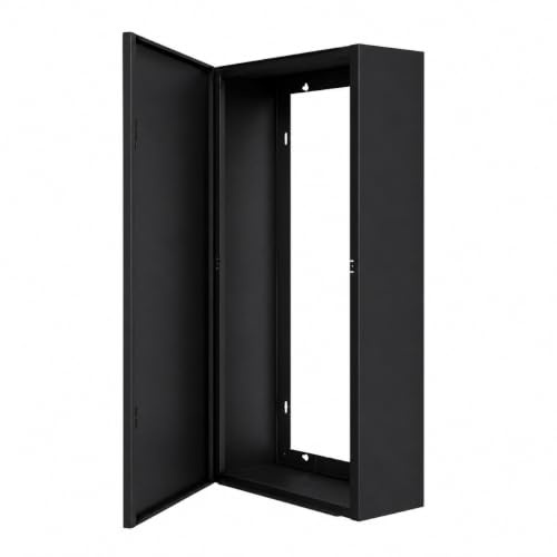 Coffret d'habillage tableau électrique acier noir H540xL340xP140 mm RCH100NR