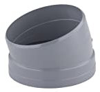 Secteur de coude PVC 15° mâle femelle Ø100 NOYON & THIEBAULT