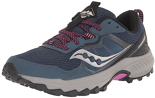 Saucony Women's Excursion Tr16 Sneaker, Navy/Razzle, 9