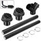 Accesorios para Calefacción de Estacionamiento - Manguera de Ventilación 75 mm, Tubo de Calefacción, Salida de Aire Caliente, Manguera de Escape con Clips para Diesel, Tubo de Derivación