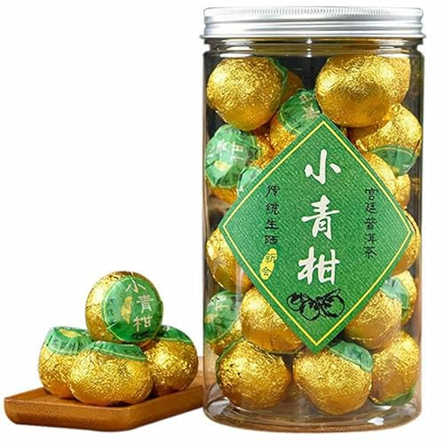 200g Tè Puer Agli Agrumi Essiccati al Sole Cina Originale Tè Pu-Erh Naturale e Organico Pu'er senza Additivo Buon Tè Puerh