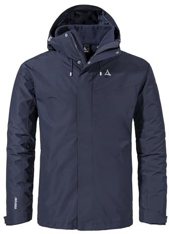 Schöffel Giacca 3 in 1 Style Okere MNS, Blazer Blu Marine, 48 Uomo