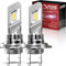 OUSHI H7 LED Headlight Bulbs, Upgraded 600% 6500K Xenon White 1:1 Mini Size H7 LED Bulbs, 20000LM Plug and Play, Pack of 2