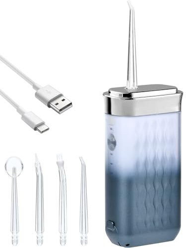 Hydropulseur dentaire portable professionnel, irrigateur dentaire, réservoir d'eau rétractable / IPX7 imperméable / 3 modes, convient pour les voyages et à la maison professionnels hydropulseur oral1