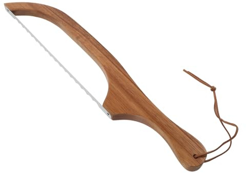 CONGARTENO Pane in Legno Affetta Pane Strumento Per Tagliare Per Lievitazione Tagliapasta in Inossidabile Utensile Da Cucina Affettatrice Per Dolci Forniture Per
