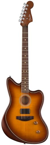 Fender Acoustasonic Standard Jazzmaster Honey Burst - Westerngitarre