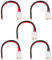 OTOTEC 5 Conectores en T para Reparación de Alternador de 2 Pines 15cm Cable de Conexión en Cola de Cerdo Precableado Conector Eléctrico de 16 AWG para Sistemas de Carga Automotriz
