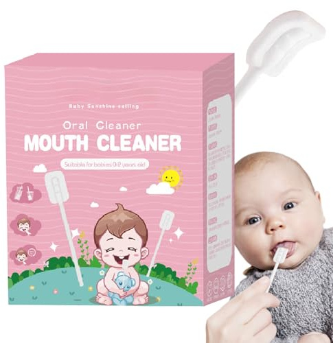 Zungen-Maze-Reiniger, weicher Reinigungsstab, tragbar und bequem, Zahnbürste, Zungenreiniger für Babys und Kinder, Zahn- und Zungenpflege