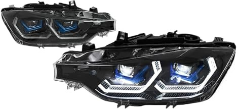 Luces de coche compatible con BMW Serie 3 2015-2018 F30 faro proyector lámpara de cabeza luz de circulación diurna accesorios automotrices