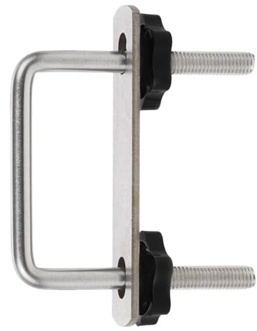 VANZACK Clip de Fixation pour Barre de Toit Voiture U en Métal 6 Cm, Pince Robuste pour Porte-Bagages, Accessoires Auto Polyvalents pour Voyages et Transport Sécurisé