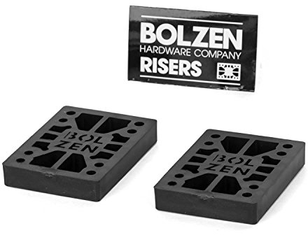 Bolzen Hard Risers 1/2 Zoll Skateboard Longboard Cruiser Riser Pads - Harte Gummi Pads