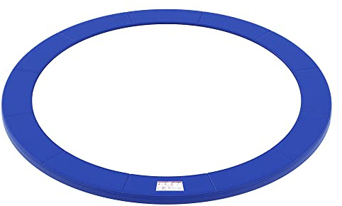 SONGMICS Trampolinskyddskudde, ersättningssäkerhetskudde, diameter 427 cm, bredd 30 cm, UV-strålar, rivbeständig, kantskydd, blå STP14FTV1