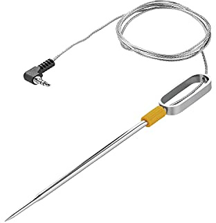 GEFU 21960 Zusatzsonde CONTROL+, Grillsonde & Bratenthermometer-Fühler | Hochsensibler Ersatzfühler für 0 bis 300 Grad, inklusive 4 Farbmarkierungen zur Kennzeichnung, passend für Art. 21940