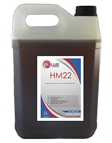 DLLUB - HUILE HYDRAULIQUE HM 22-5 litres