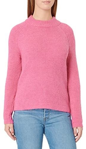 ONLY Damen Onljade L/S KNT Noos Pullover, Strawberry Moon/Detail:w Melange, M EU