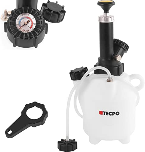 TECPO Bremsenentlüftungsgerät 2 Liter Bremsenentlüfter Bremsflüssigkeit Wechseln