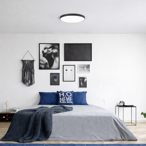 Lightbox LED Deckenlampe dimmbar - Deckenleuchte Ø 78 cm Fernbedienung | CCT-Lichtsteuerung mit Fernbedienung für den Wohnraum, flexibel einstellbare Beleuchtung