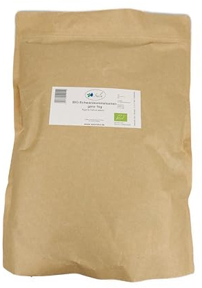 Sala Schwarzkümmelsamen Schwarzkümmel Nigella Sativa ganz BIO 1000 g (1 kg Beutel)